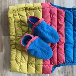 Vest shoes bundle! Vest NWT, shoes NWOT!!